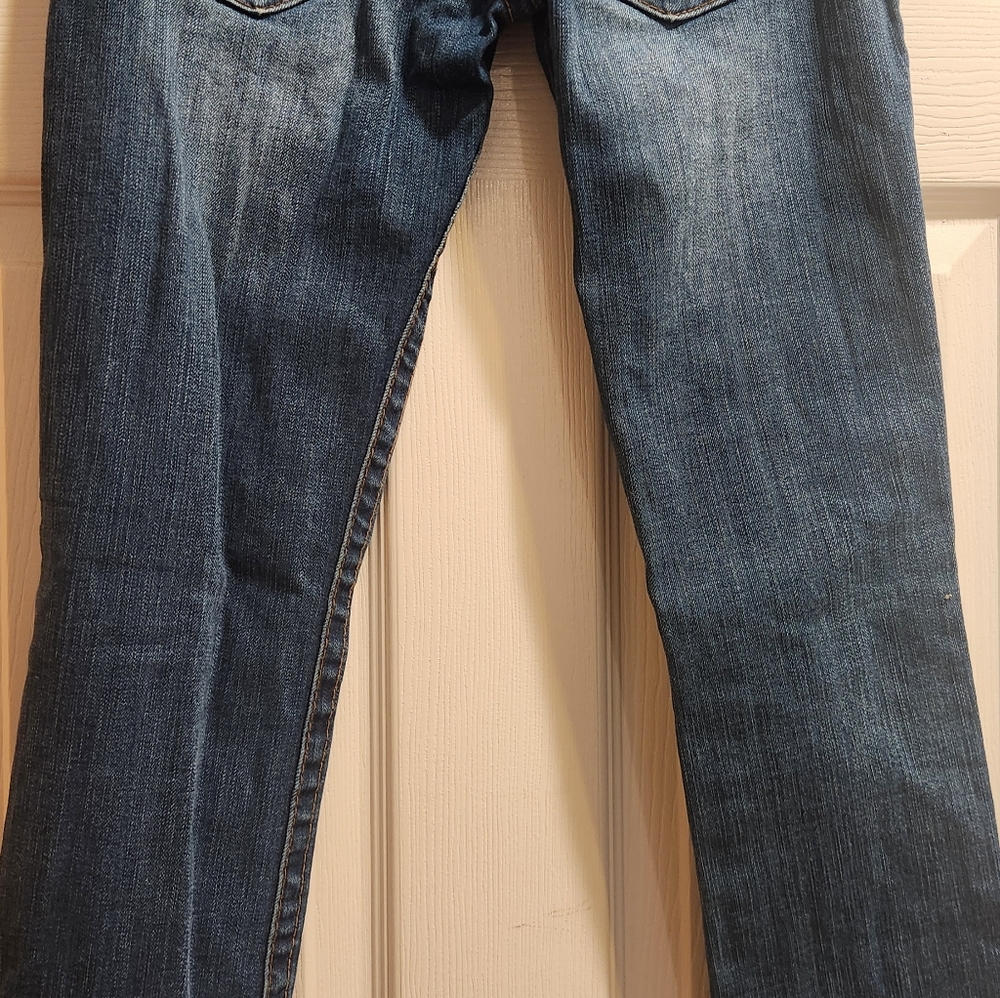 True Religion Dark Blue Women's Straight Leg Jeans